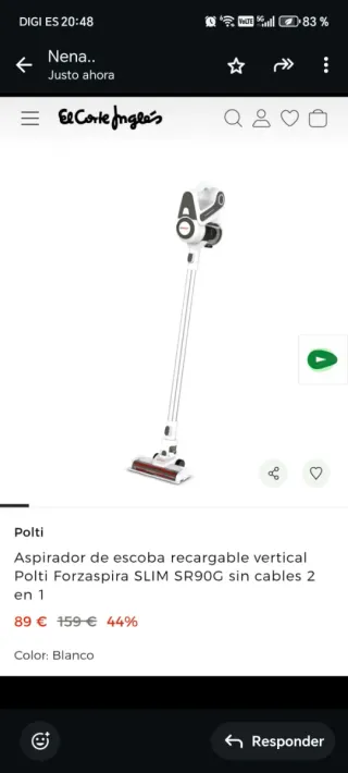 Aspiradora Polti Forzaspira Slim