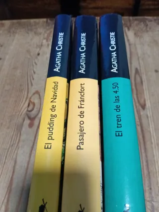 Tres libros de Agatha Christie