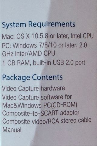 Capturadora Video USB DVD Maker