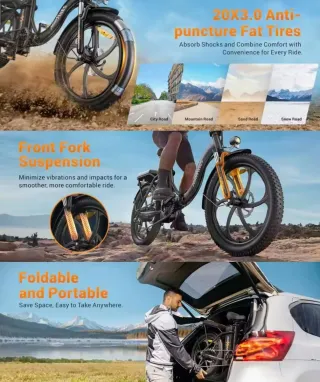 Bicicleta Eléctrica plegable Hillmilles.