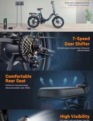 Bicicleta Eléctrica plegable Hillmilles.