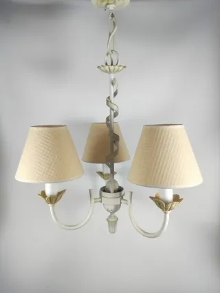 Lámpara de techo clásica 3 luces