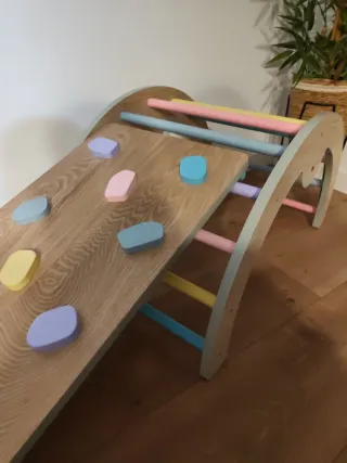 Juego y rampa montessori aprendizaje