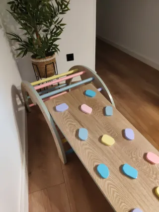Juego y rampa montessori aprendizaje