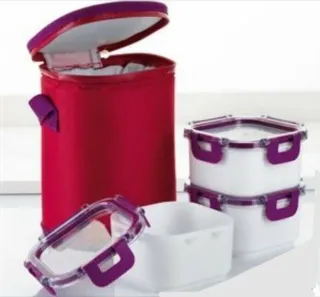 Borsa termica con 3 contenitori. Nuovo