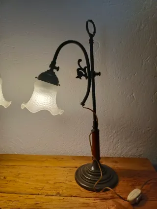 Coppia Lampade Stile Liberty