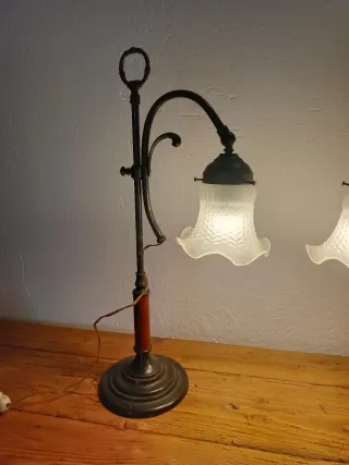 Coppia Lampade Stile Liberty