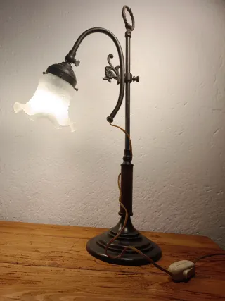 Coppia Lampade Stile Liberty