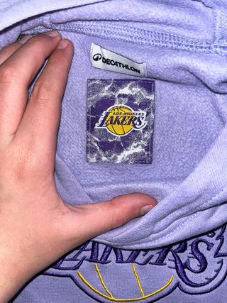 Sudadera Lila Los Angeles Lakers Decathlon