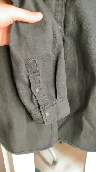 Camisa vaquera negra