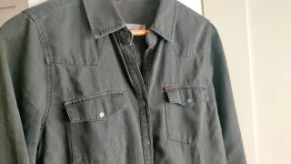 Camisa vaquera negra