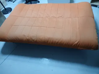 Sofá cama reclinable naranja