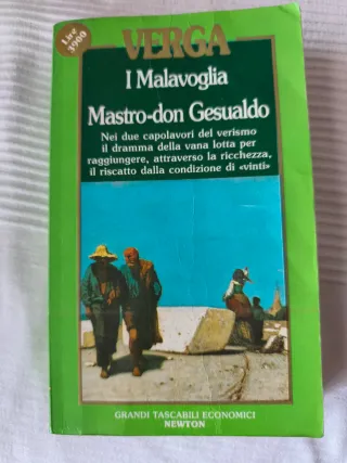 Novela en italiano , autor Giovanni verga