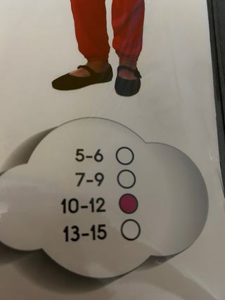 Disfraz atracador niño rojo