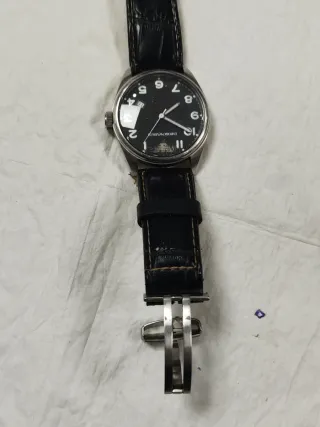 Reloj Emporio Armani Negro y Plateado