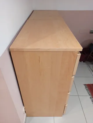 2 Cajoneras IKEA MALM Madera
