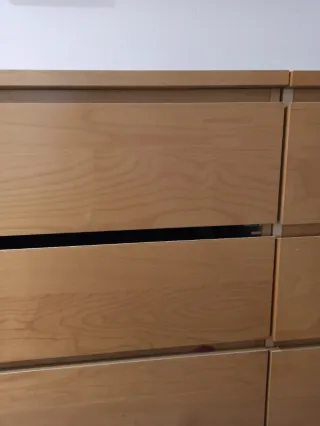 2 Cajoneras IKEA MALM Madera