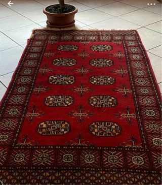 Tappeto persiano lana rosso