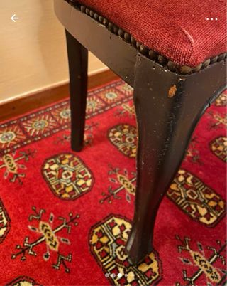 Tappeto persiano lana rosso