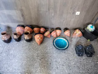 Set de cerámica artesanal decoración