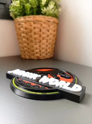 Logo 3D JURASSIC WORLD | Decoración Colección