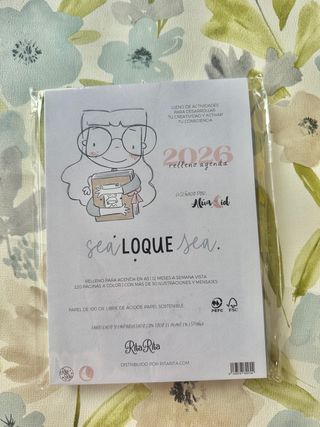 Relleno Agenda 2026 Alúa Cid