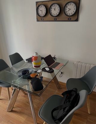 3 Orologi da Parete in Legno e Metallo