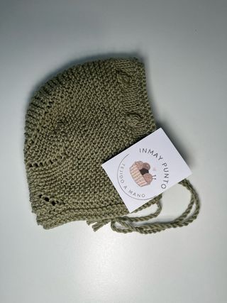 Conjunto bebé algodón 100% tejido a mano