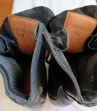 Scarponcini Pilota Neri 1998 Tg.42 non più in uso