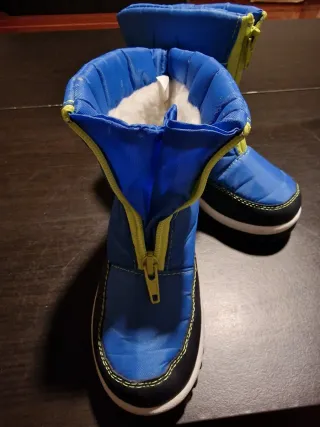 Botas de Nieve Niñ@ Azul y Amarillo talla 26