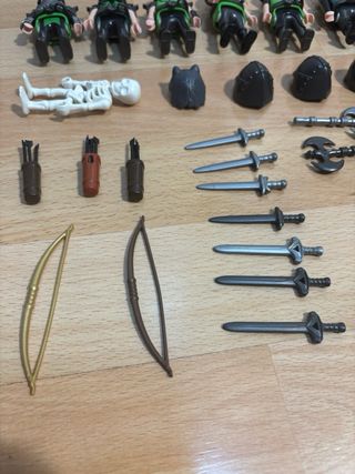 Lote Playmobil Medieval: Figuras y Accesorios