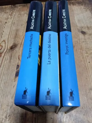 Tres libros de Agatha Christie