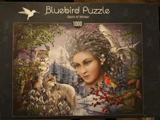 Puzzle Bluebird Spirit of Winter 1000 piezas