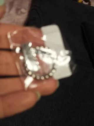 Anillo plateado trenzado