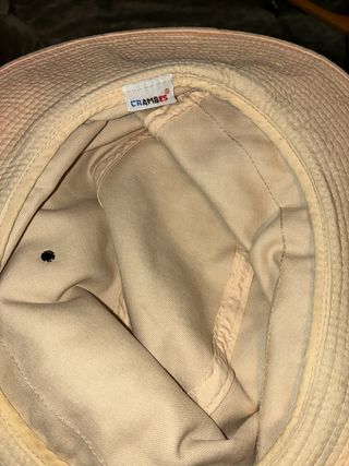 Sombrero tipo bucket Crambes beige algodón origina
