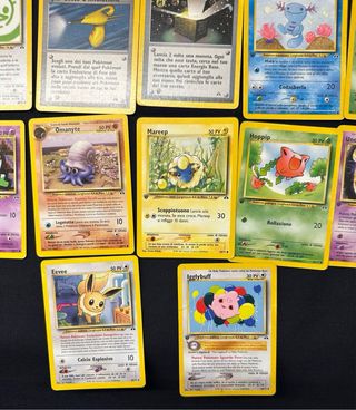 Lotto 30 Carte Pokemon Neo Discovery 15 Prima Ed