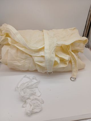 HENG FENG Toldo Vela de Sombra HDPE Rectangular 2x4m Protección Rayos UV Resistente Transpirable para Terraza Patio Exterior Jar