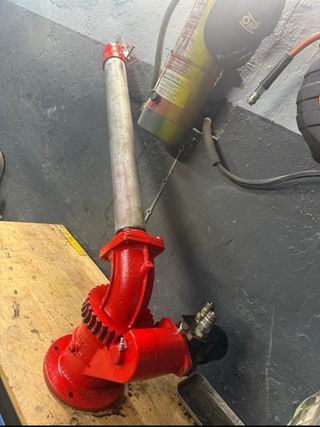 Cañón de cisterna giro hidráulico