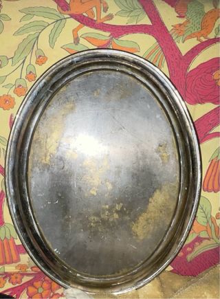 Vassoio in ottone decorato 40cm