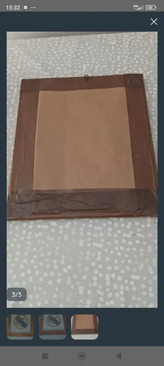 Cuadro Real Madrid bordado