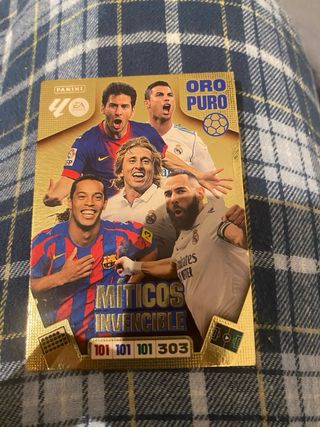 Carta Cromos Panini Adrenalyn Oro Puro
