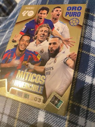 Carta Cromos Panini Adrenalyn Oro Puro