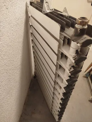 Radiador aluminio 13 elementos gris (pintado)