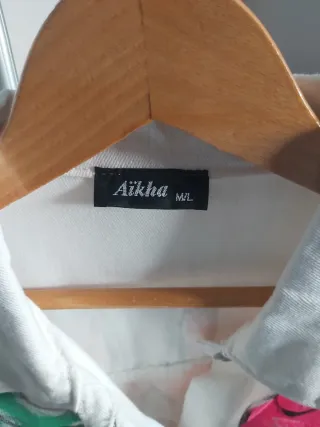 Cazadora vaquera blanca customizada