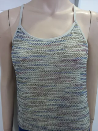 Vestido See U Soon azul y plateado