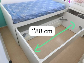 Cama nido con cajones