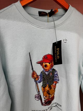 Sudadera Polo Ralph Lauren Oso Pesca