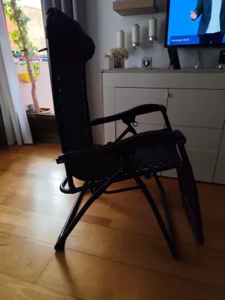 Hamaca Negra Plegable