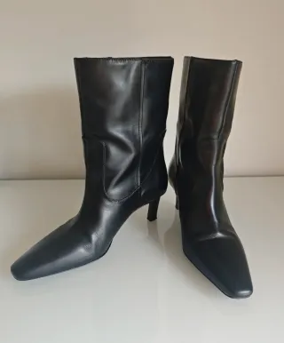 Botines negros mujer