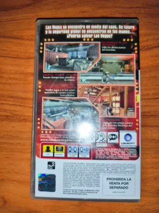 Juego PSP Tom Clancy's Rainbow Six: Vegas